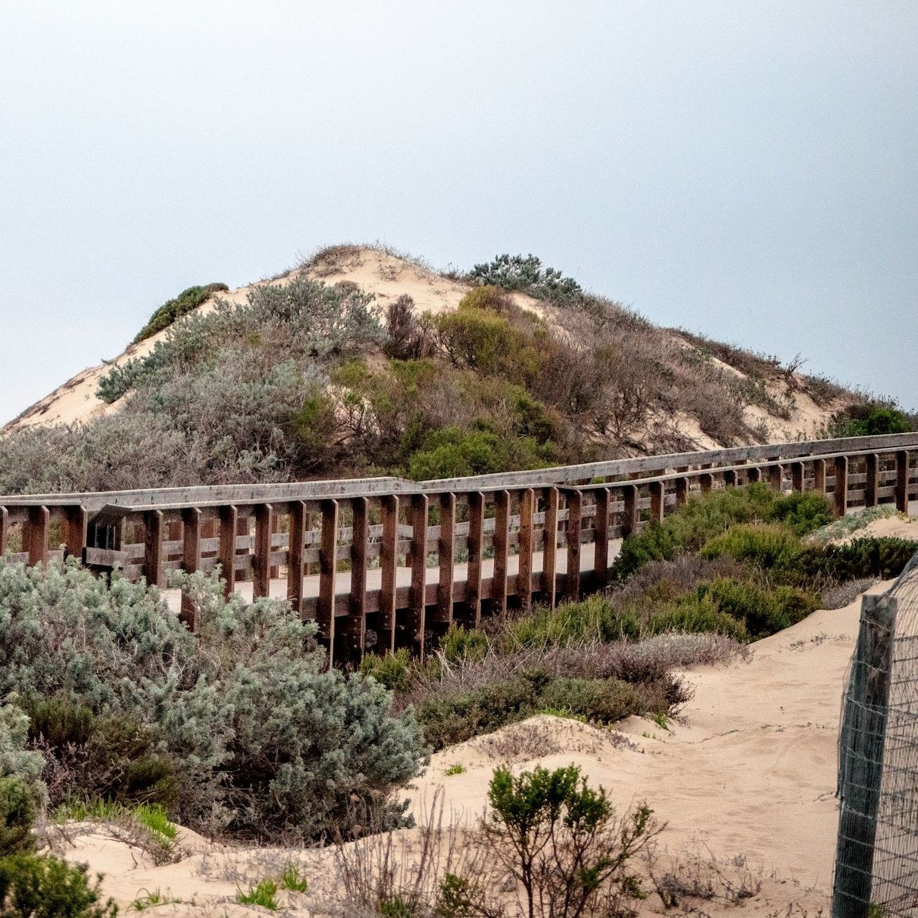 Boardwalk through the dunes near Arroyo Grande on California’s Central Coast